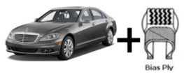 Mercedes + bias-ply