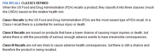 FDA Recall