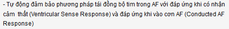 AF ressponse