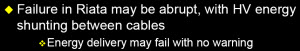 Riata HV failure mode