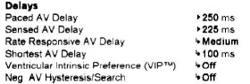 AV delay