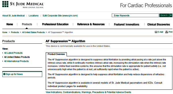 SJ AF Suppression
