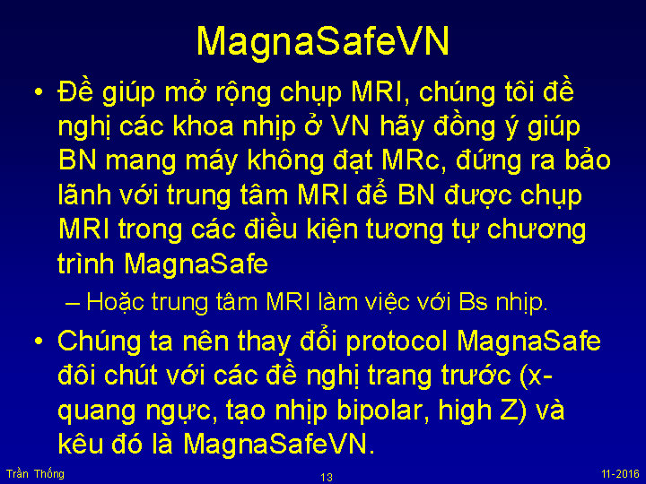 VNHRS2016 MagnaSafeVN