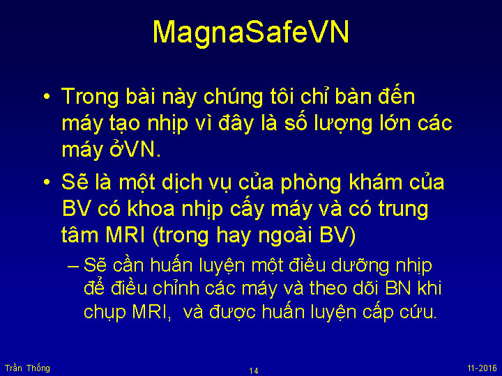 VNHRS2016 MagnaSafeVN
